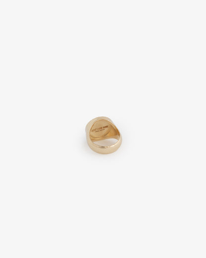 Aimé Leon Dore Evening blue 14Kt Queens Crest Ring Jewelry