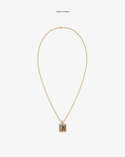 Aimé Leon Dore Evening blue 14Kt Gold Pendant Jewelry