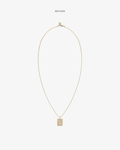 Aimé Leon Dore Evening blue 14Kt Gold Saint George Pendant Jewelry