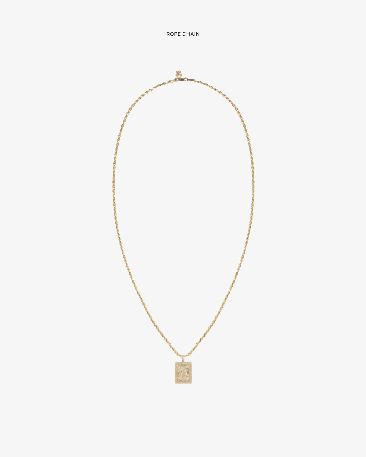 Aimé Leon Dore Evening blue 14Kt Gold Saint George Pendant Jewelry