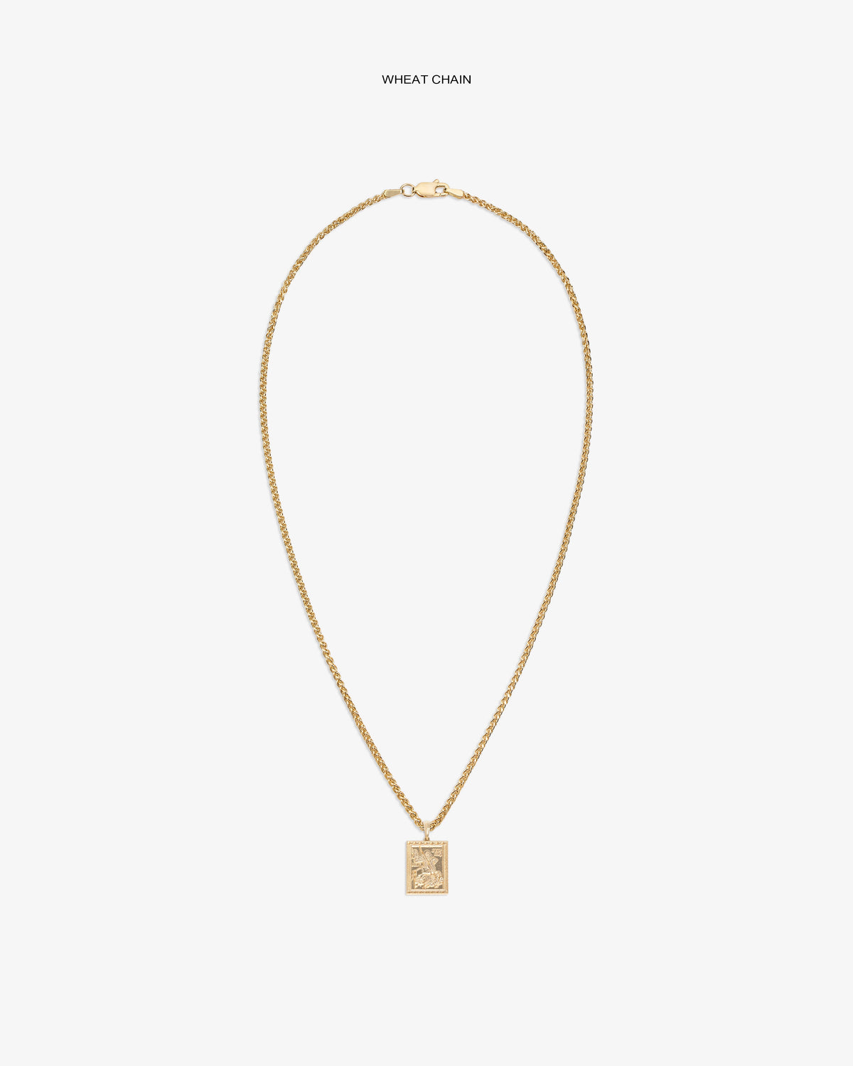 Aimé Leon Dore Evening blue 14Kt Gold Saint George Pendant Jewelry
