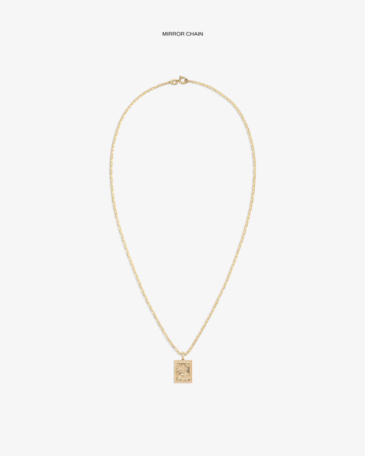 Aimé Leon Dore Evening blue 14Kt Gold Saint George Pendant Jewelry