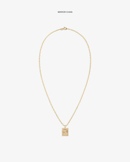 Aimé Leon Dore Evening blue 14Kt Gold Saint George Pendant Jewelry