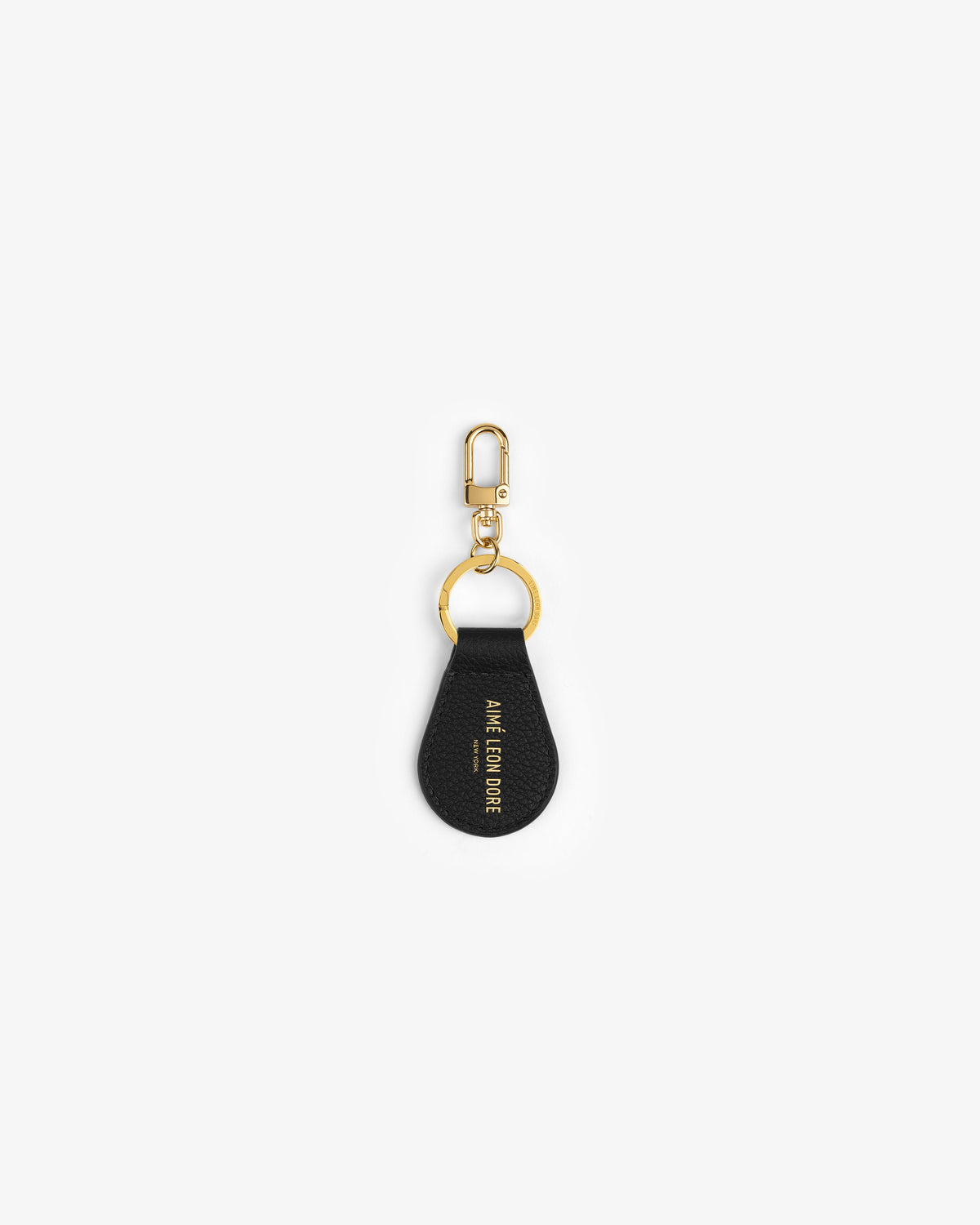 Aimé Leon Dore Jet black Leather Key Fob Accessories
