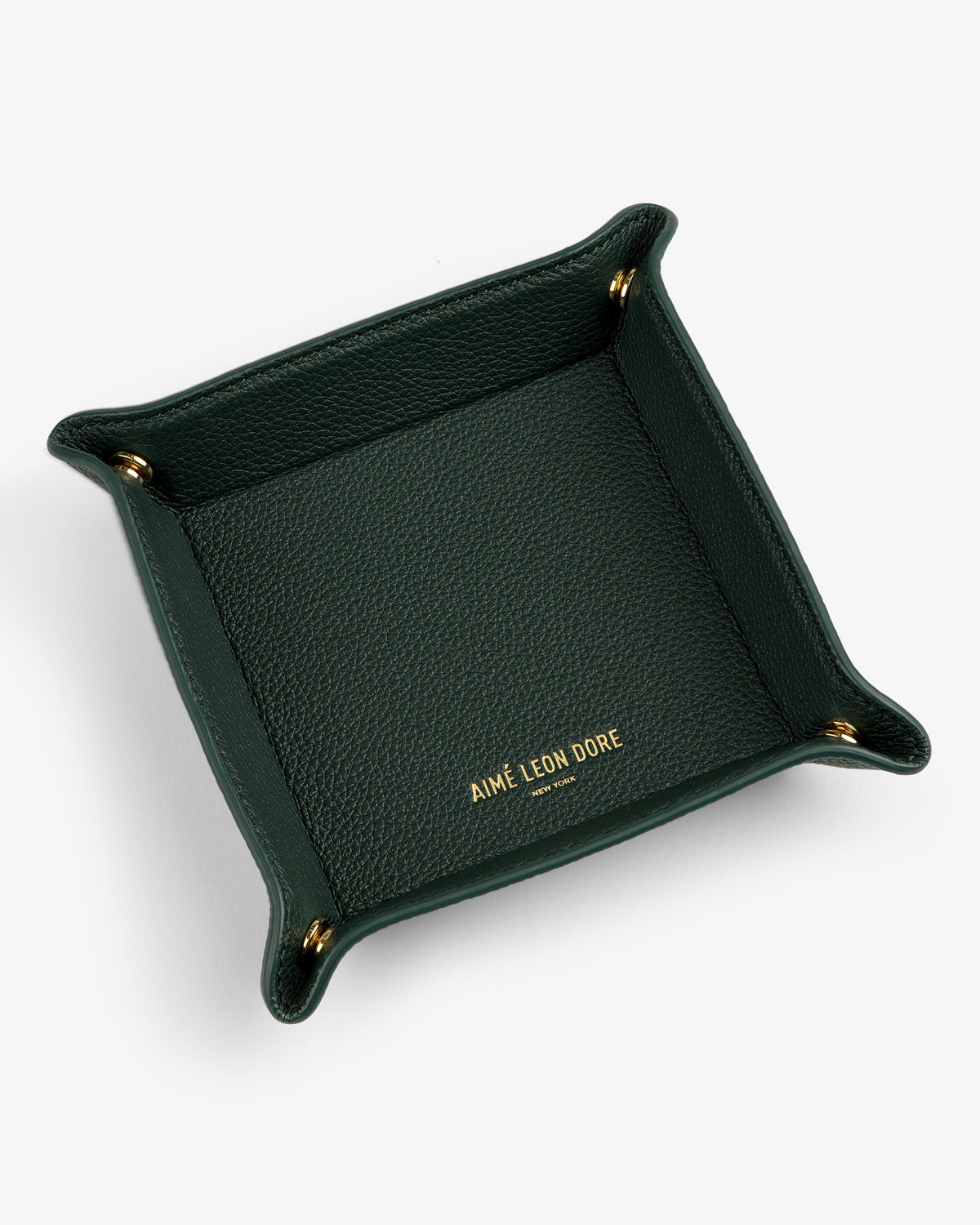Aimé Leon Dore Botanical green Leather Catchall Accessories