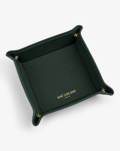 Aimé Leon Dore Botanical green Leather Catchall Accessories