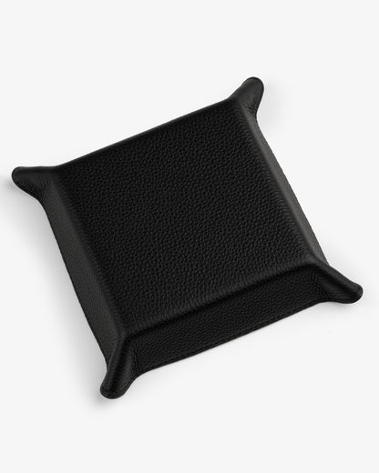 Aimé Leon Dore Jet black Leather Catchall Accessories