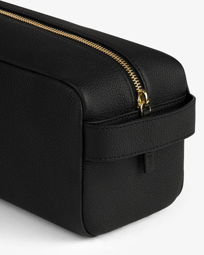 Aimé Leon Dore Jet black Leather Traveler Kit Accessories