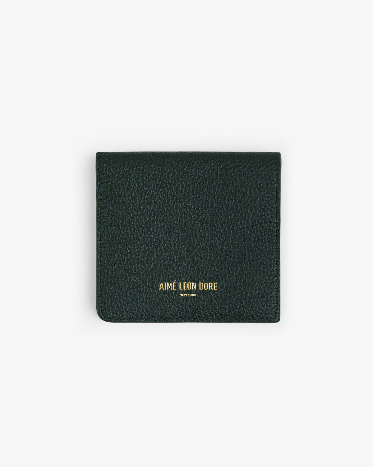 Aimé Leon Dore Botanical green Leather Bi-Fold Wallet Accessories