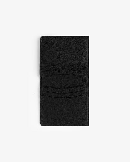Aimé Leon Dore Jet black Leather Bi-Fold Wallet Accessories