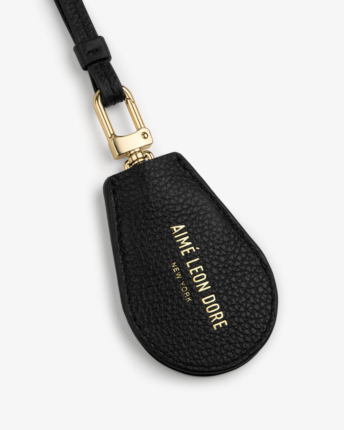 Aimé Leon Dore Jet black Leather Key Cover Accessories