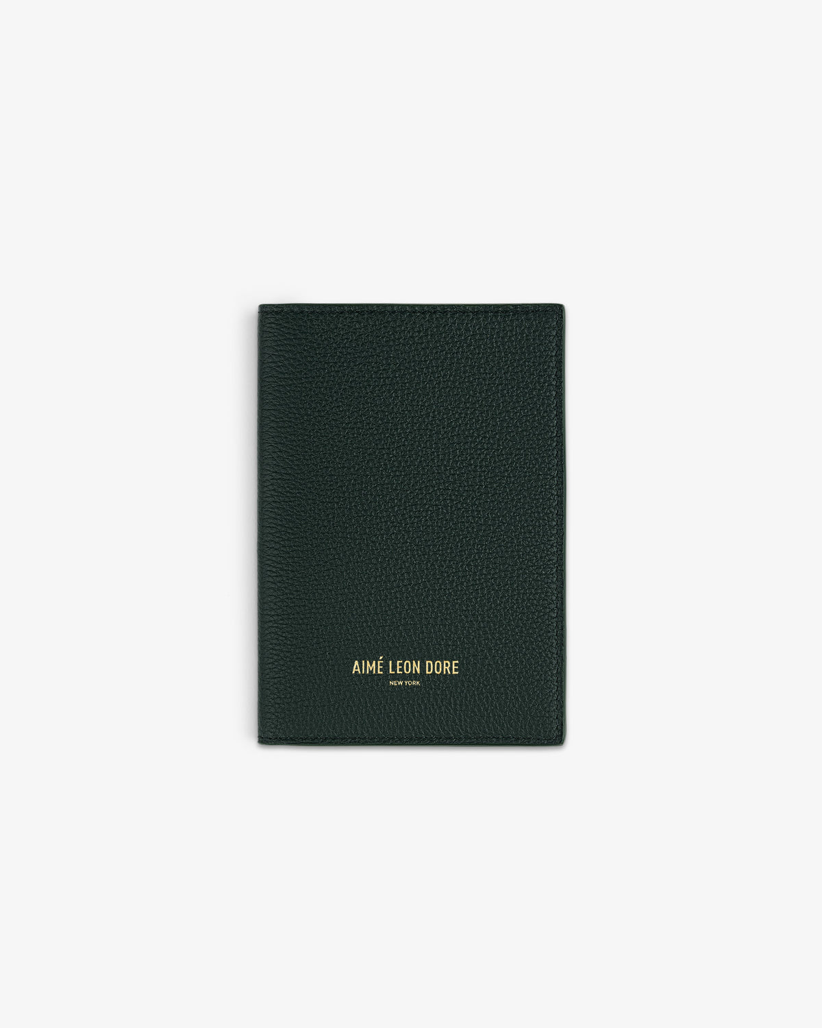 Aimé Leon Dore Botanical green Leather Passport Holder Accessories