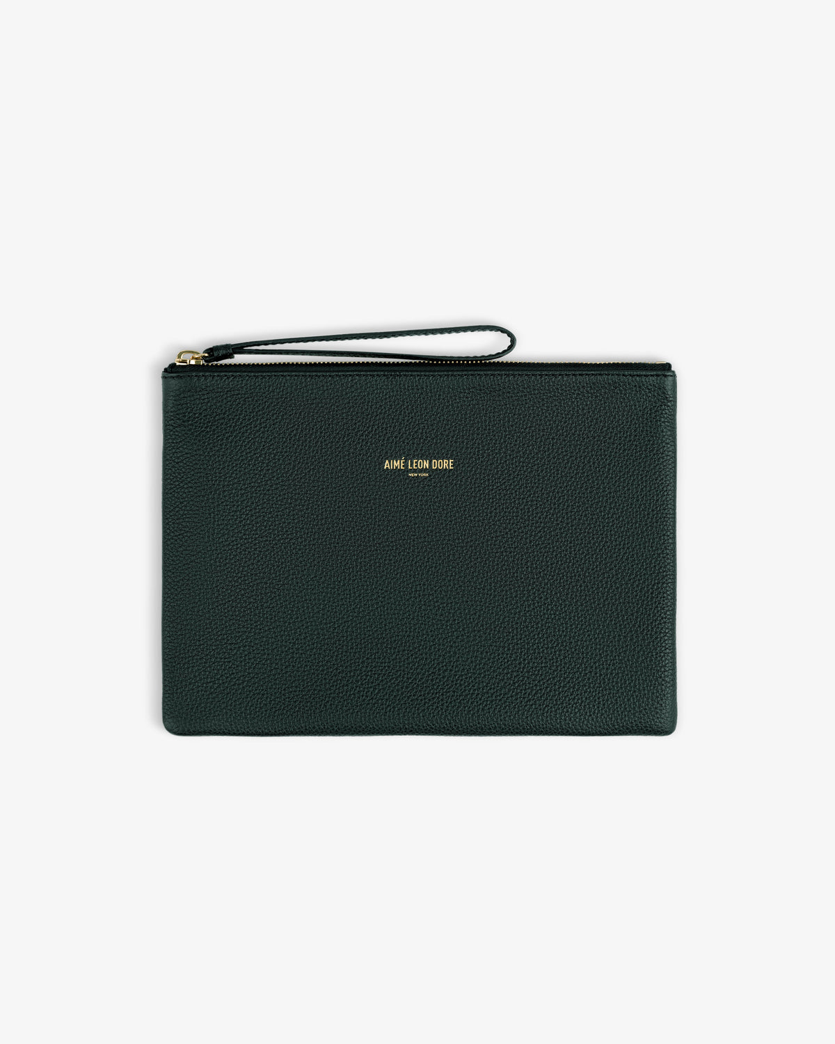 Aimé Leon Dore Botanical green Small Leather Pouch Accessories