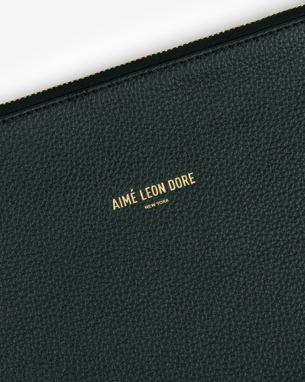Aimé Leon Dore Botanical green Small Leather Pouch Accessories
