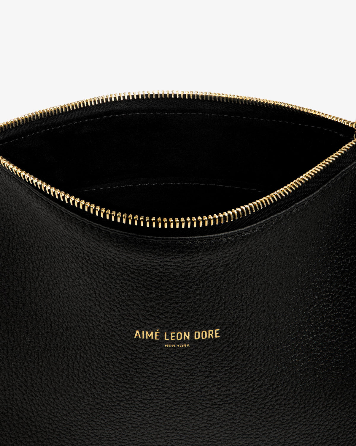 Aimé Leon Dore Jet black Small Leather Pouch Accessories