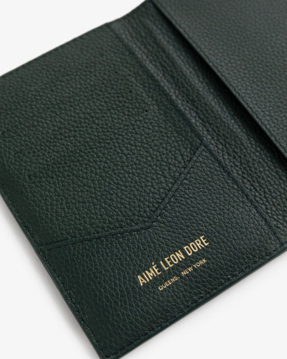 Aimé Leon Dore Evening blue Leather Passport Holder Accessories