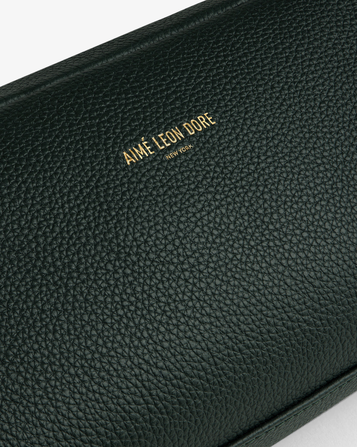 Aimé Leon Dore Botanical green Leather Traveler Kit Accessories