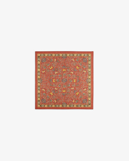 Aimé Leon Dore Evening blue Archival Print Wool Silk Bandana Accessories