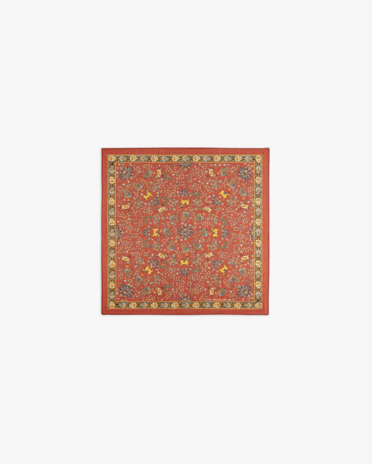 Aimé Leon Dore Evening blue Archival Print Wool Silk Bandana Accessories