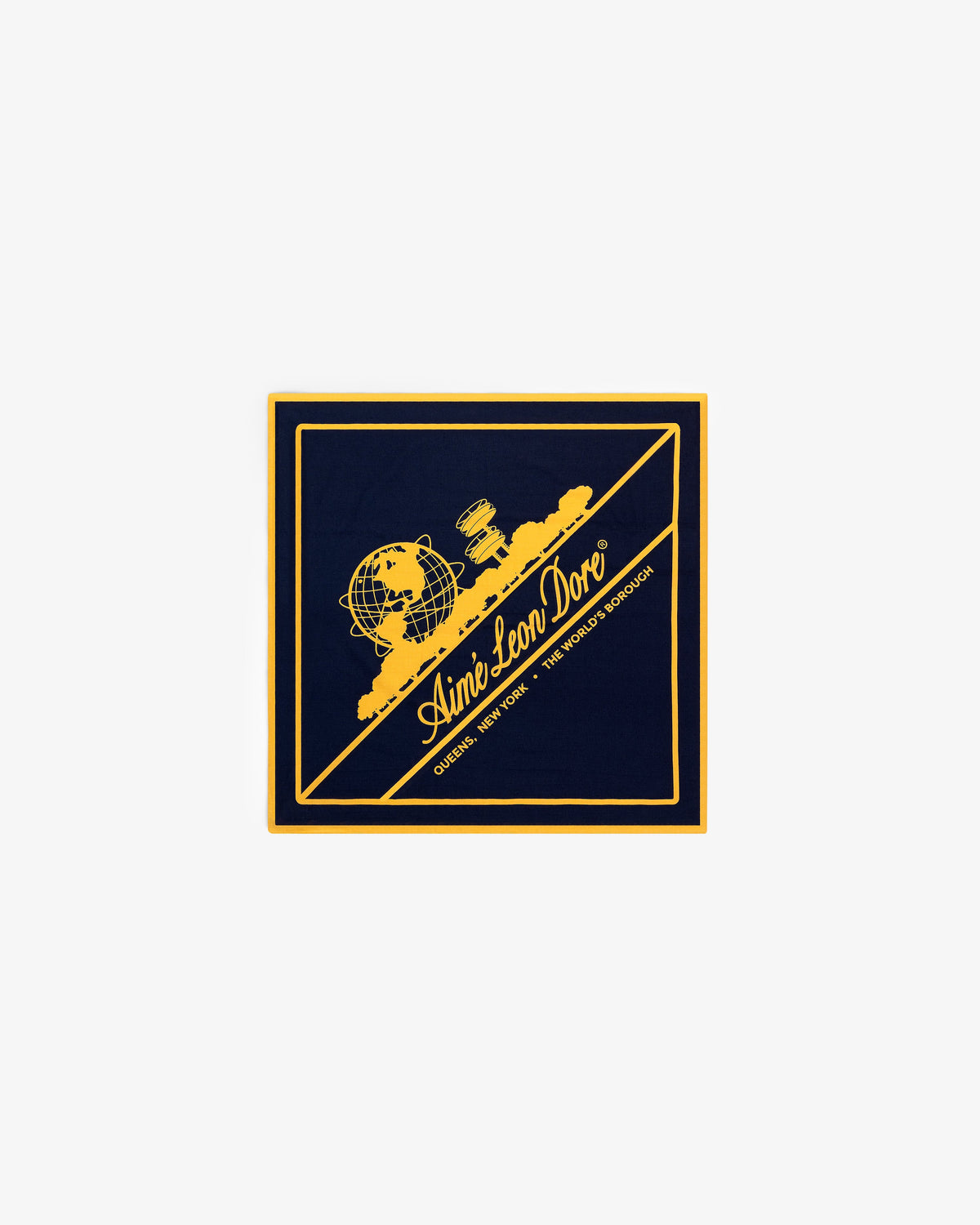 Aimé Leon Dore Navy Unisphere Bandana Accessories