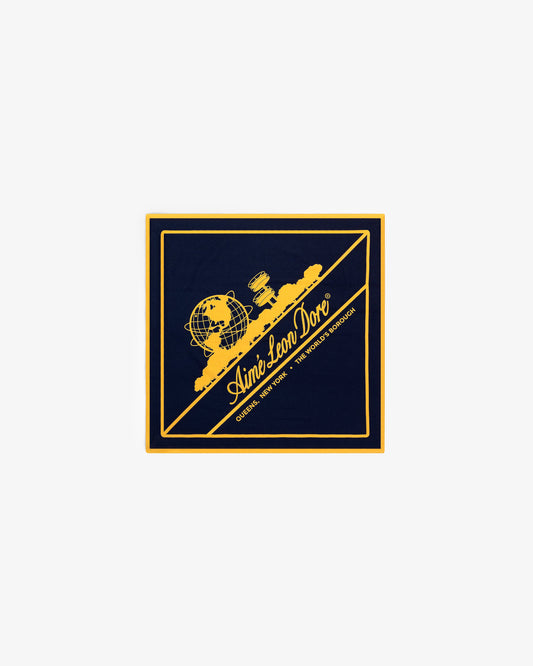 Aimé Leon Dore Navy Unisphere Bandana Accessories