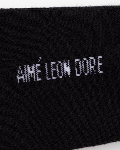 Aimé Leon Dore Black Crew Sock 3-Pack Accessories