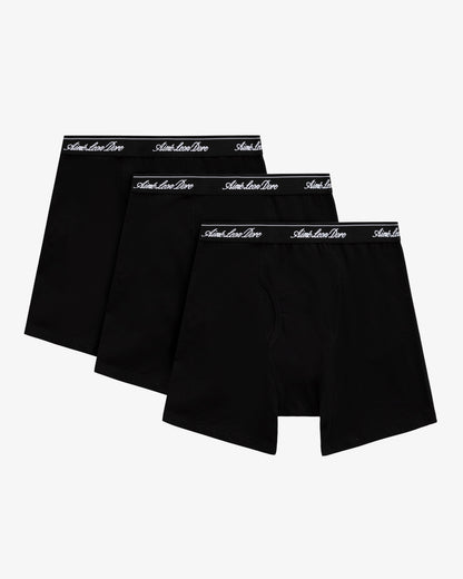 Aimé Leon Dore Jet black Boxer Brief 3-Pack Accessories