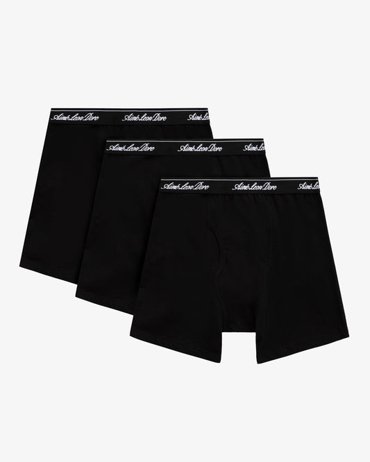 Aimé Leon Dore Jet black Boxer Brief 3-Pack Accessories