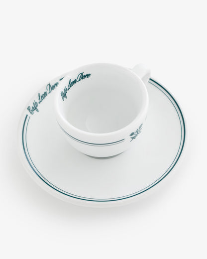 Aimé Leon Dore Evening blue Café Leon Dore Espresso Cup & Saucer (Set of 6) Accessories